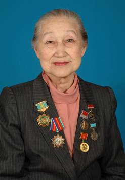 Академик НАН РК М.Х. Шигаева, декан факультета 1975-1985гг