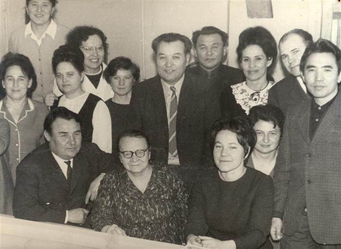 Генетика кафедрасының ұжымы, 1965ж